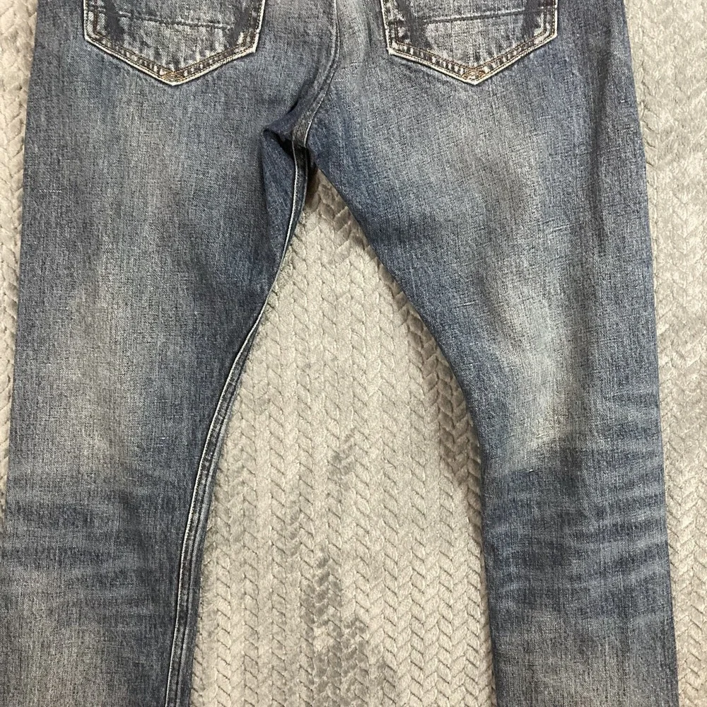 AllSaints Jeans Mens 30 Iggy Fit Blue Medium Wash Button Fly EUC